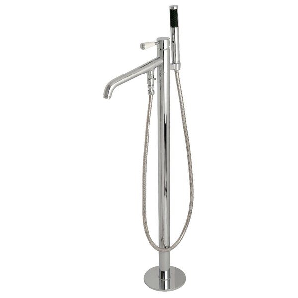 Freestanding Tub Faucet, Polished Chrome, Freestanding